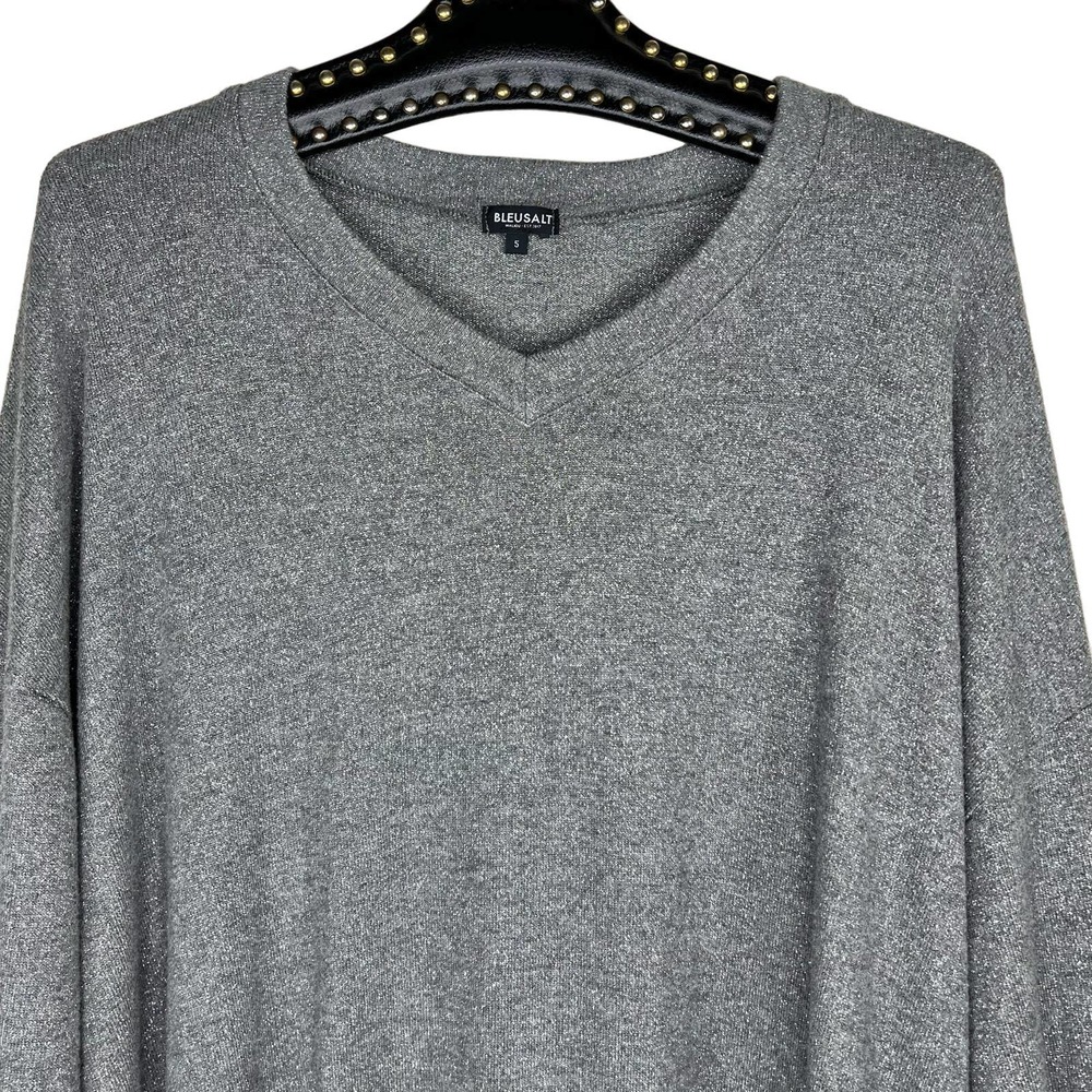 Bleusalt Gray Oversized Pullover Sweater Size 16-18 (1X) - Picture 4 of 11